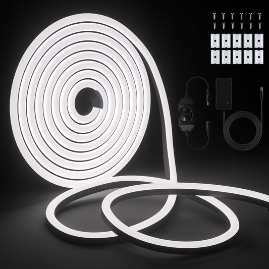Cozylady 5m LED Strips Waterproof LED Strip Lights, White Rope Lighting DEMO