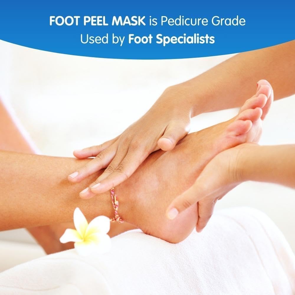 Imperial Feet Pedicure Foot Masks - Smooth, Soften & Peel Dry, Cracked Skin NEW