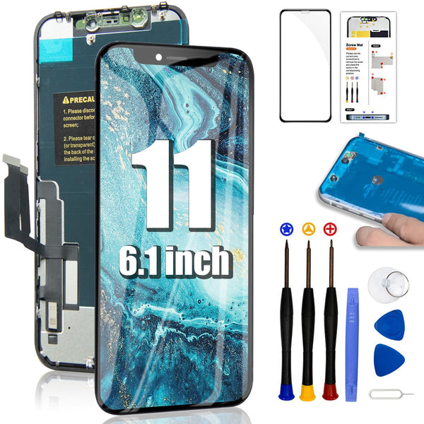 SIMDOG LCD Display Digitizer Replacement Screen for iPhone 11 6.1 Black NEW