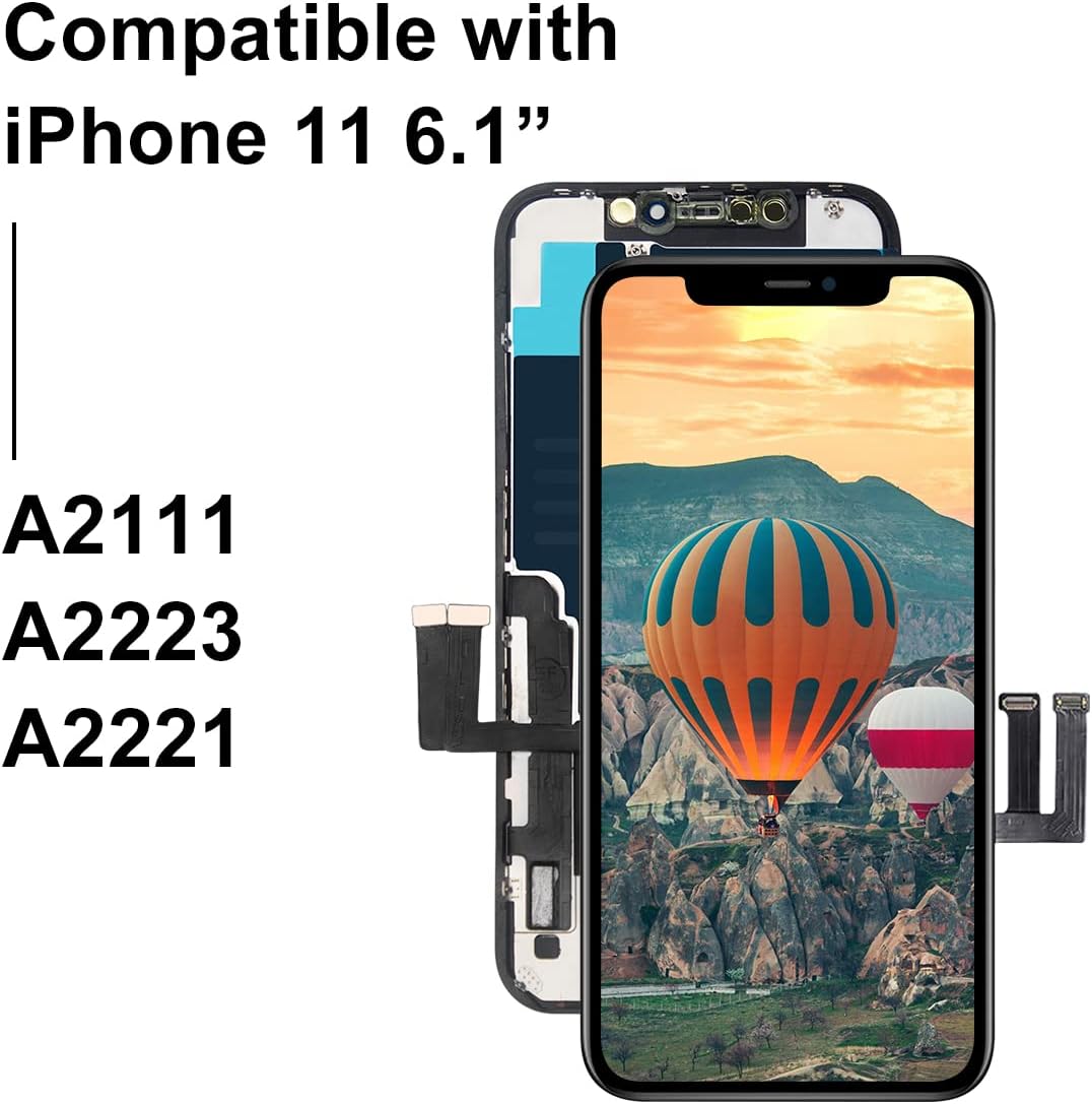 SIMDOG LCD Display Digitizer Replacement Screen for iPhone 11 6.1 Black NEW