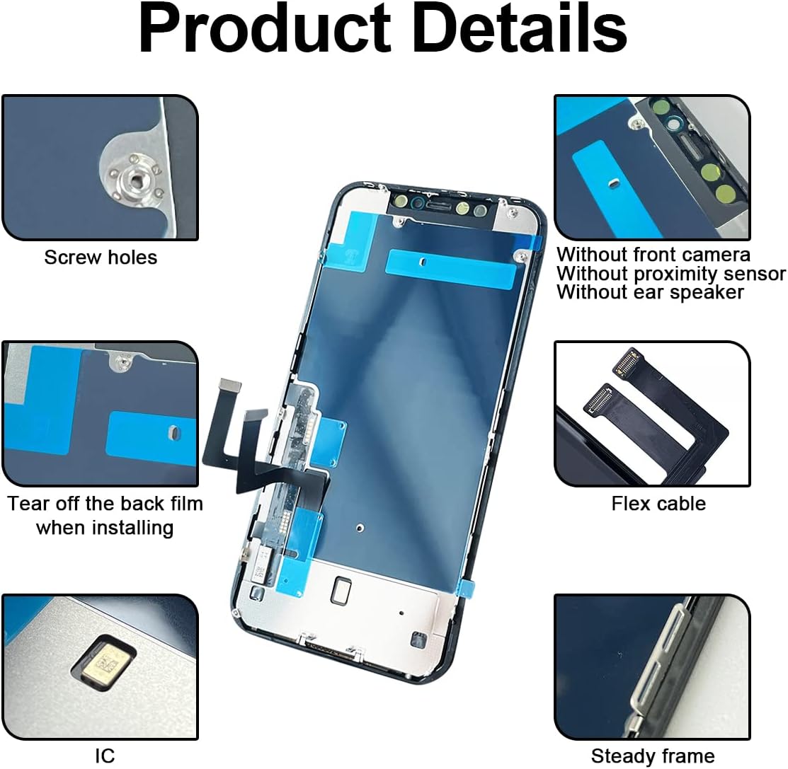 SIMDOG LCD Display Digitizer Replacement Screen for iPhone 11 6.1 Black NEW