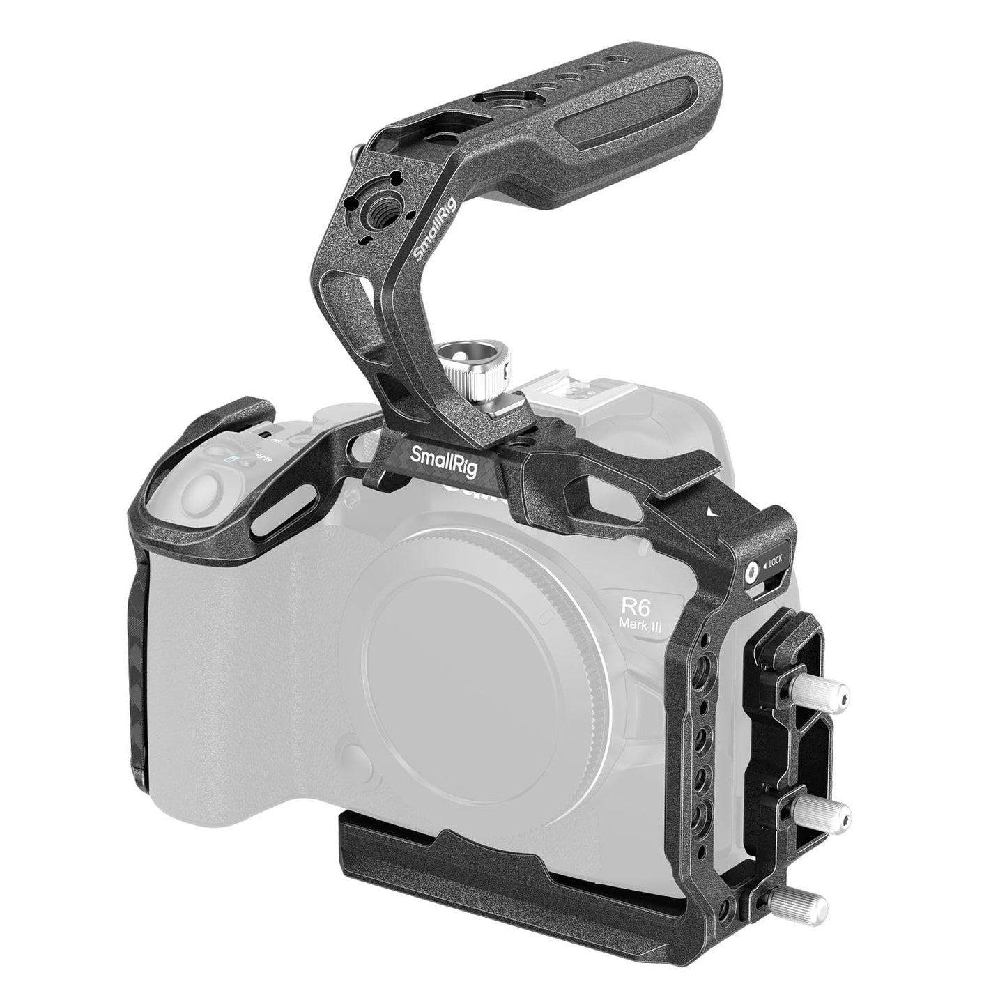 SMALLRIG Black Action Camera Handheld Case with Top Handle for Outdoor NEW