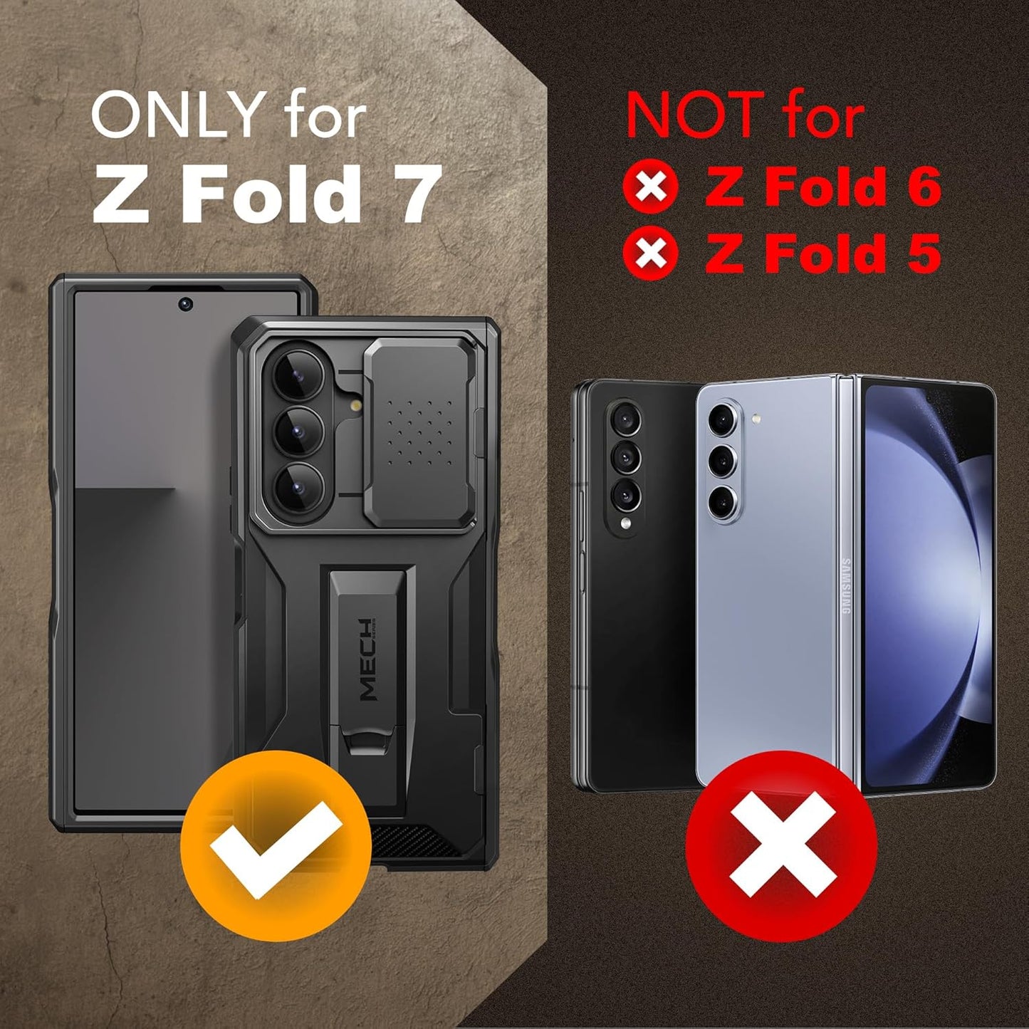 Tongate Black Privacy Screen Slide Camera Phone Case Protector for DEMO