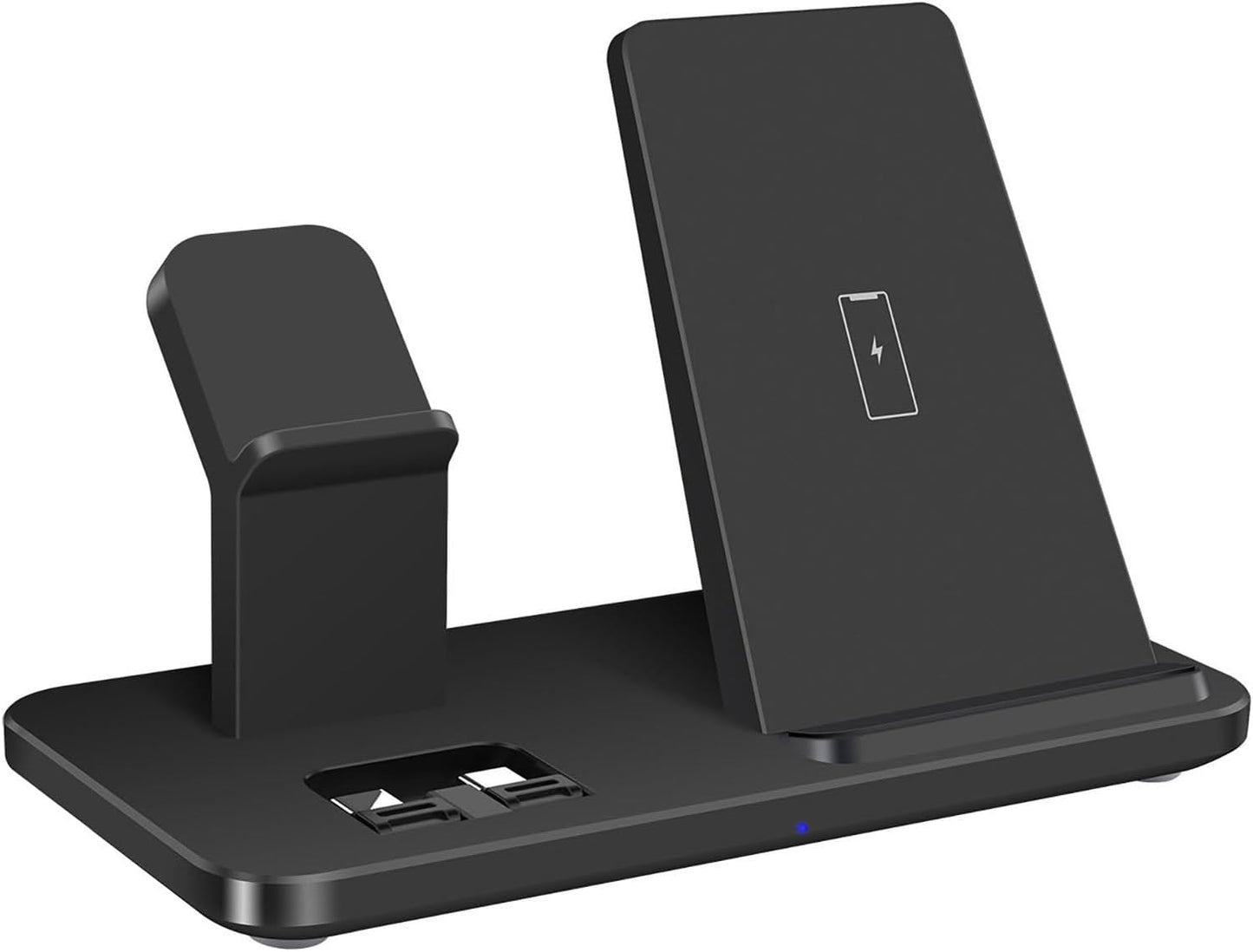 3-in-1 Wireless Charging Station Stand for Samsung Galaxy Phones Black NEW