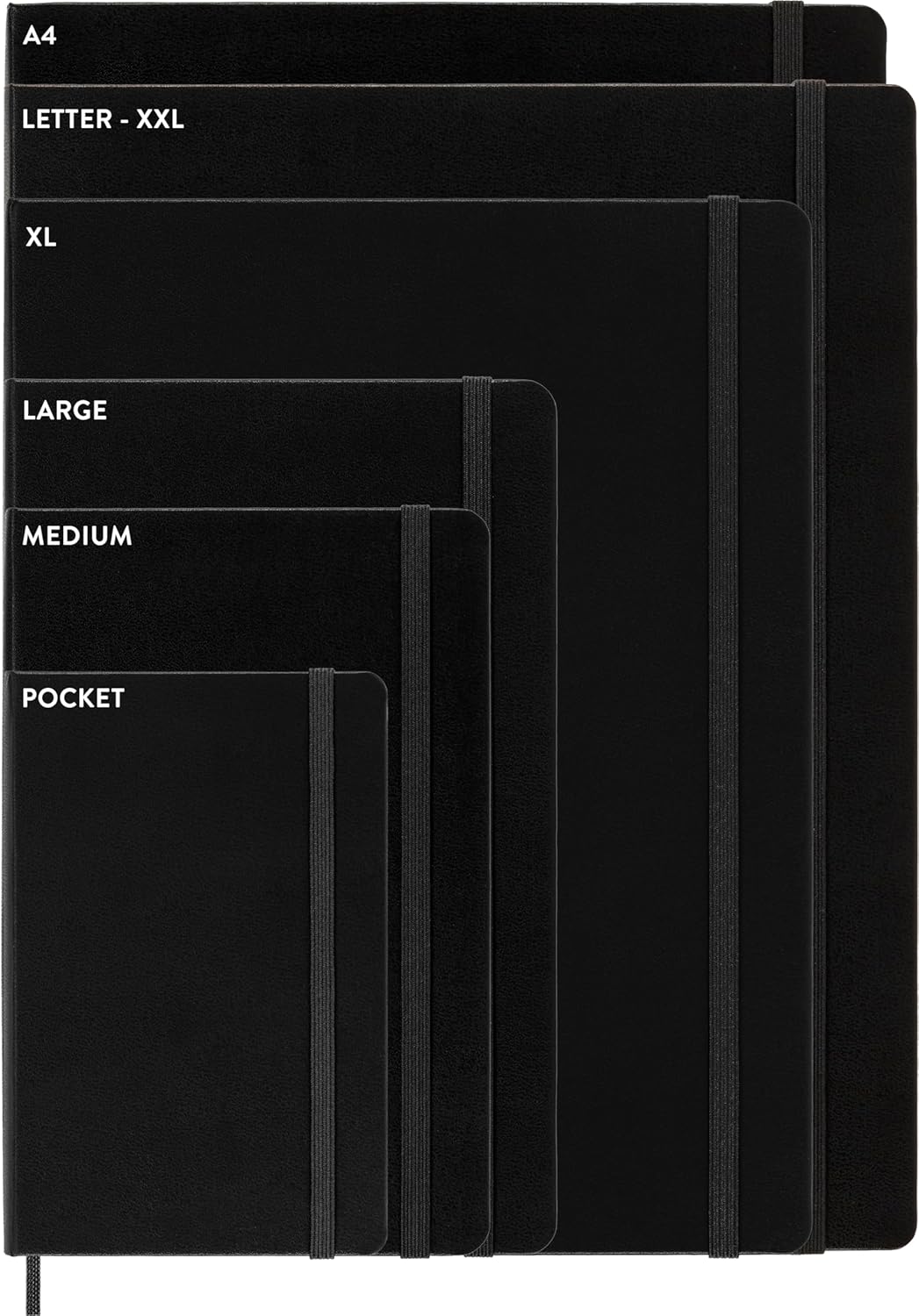 Moleskine 2025-12 Month Pro Weekly Vertical Executive Notebooks in Black NEW