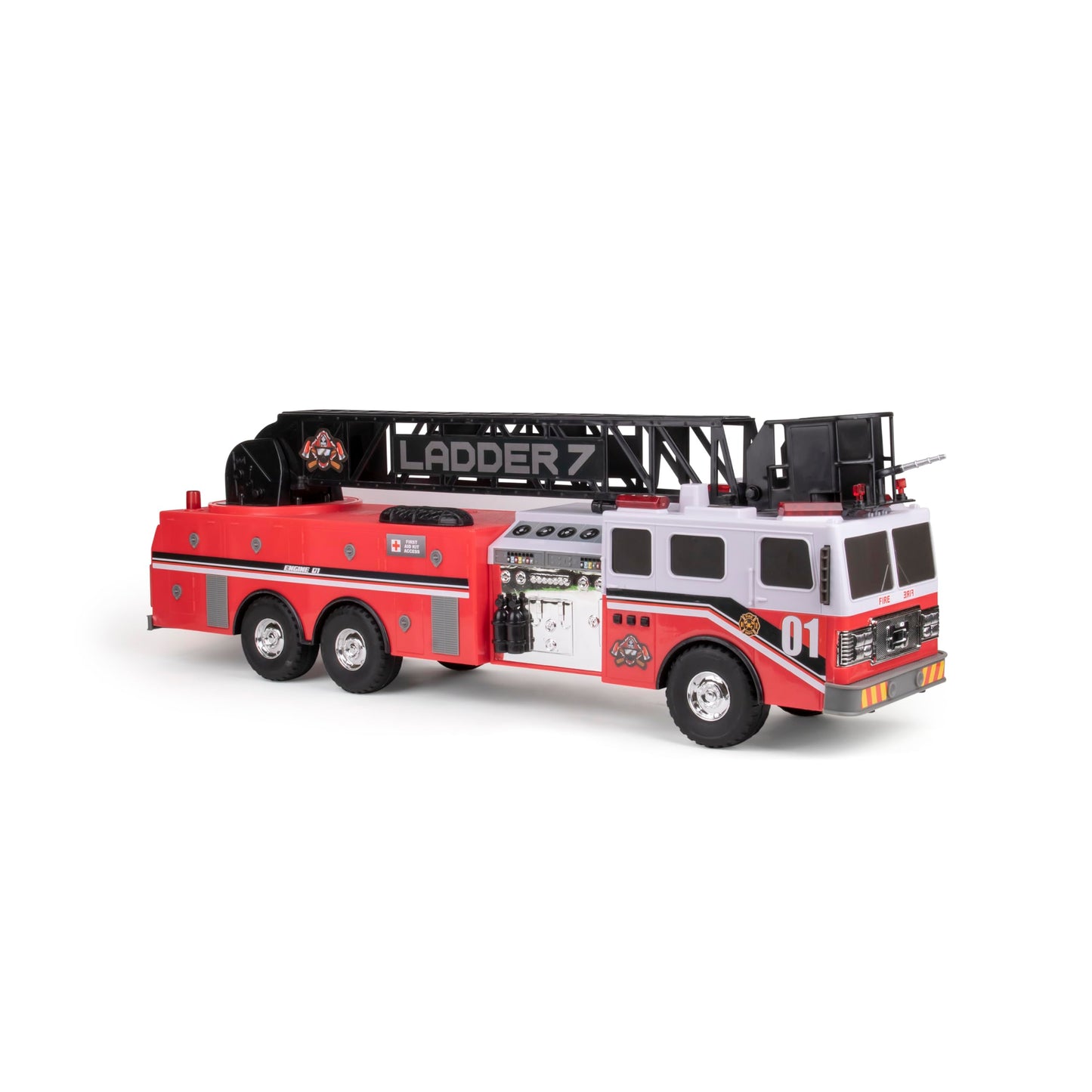 Mighty Fleet Trucks 29" Jumbo Toy Fire Truck with Realistic Flashing DEMO