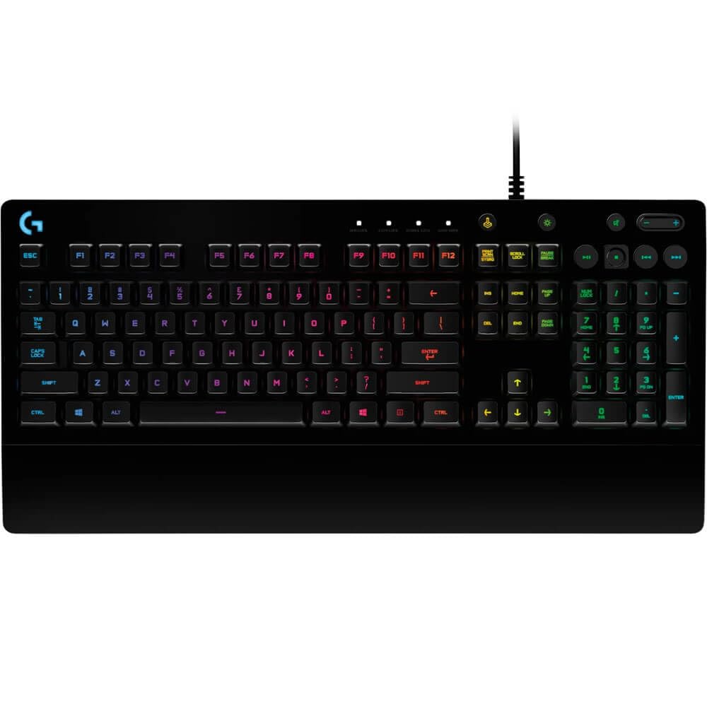 Logitech Black Keyboards Full Sized High-Performance Gaming Keyboard for DEMO