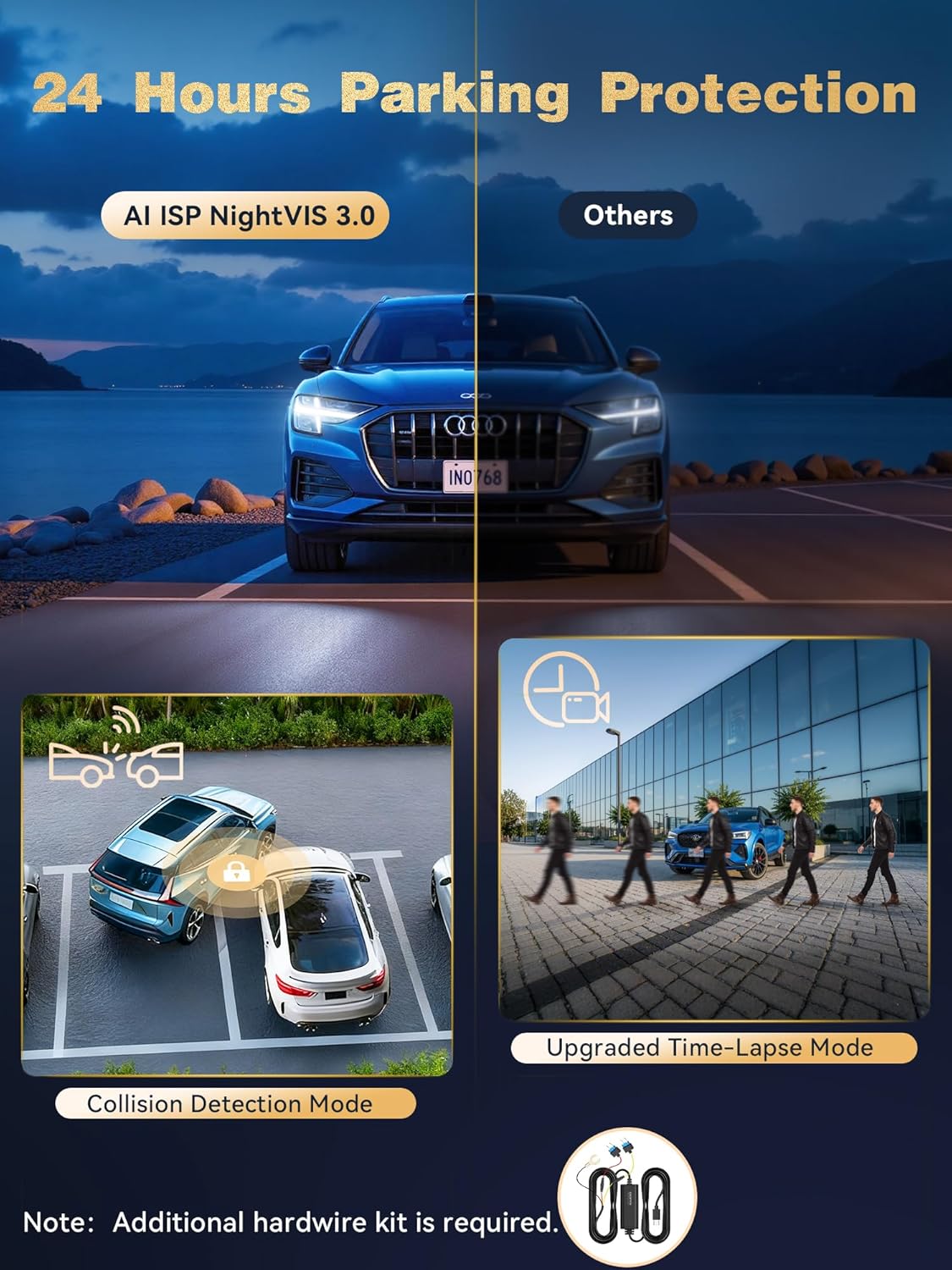 ddpai 4K+2K Dash Cam Front and Rear STARVIS 2 IMX678 On-Dash-Monitoring NEW