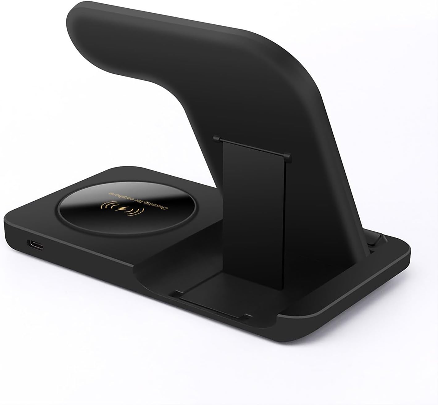 3-in-1 Wireless Charging Station for Apple Watch, iPhone, AirPods Black NEW
