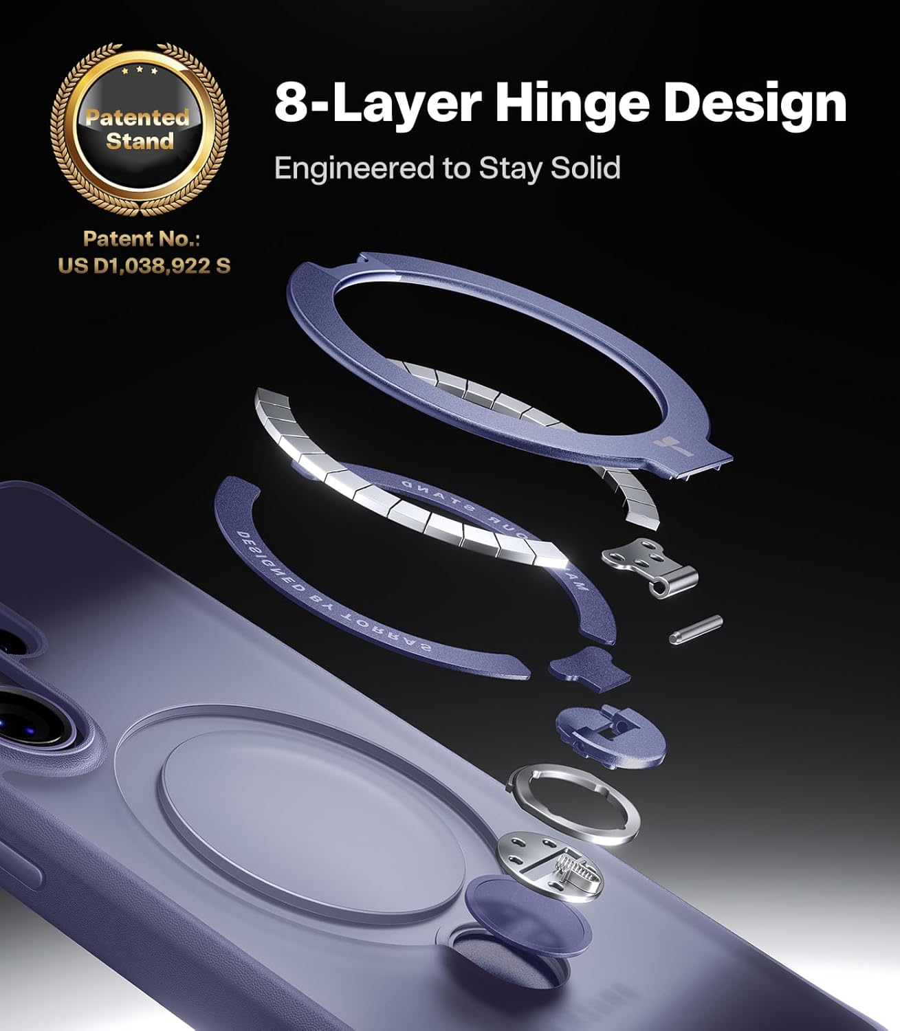 TORRAS 360° Magnetic Phone Case for Samsung Galaxy S26 Ultra Purple Size / NEW