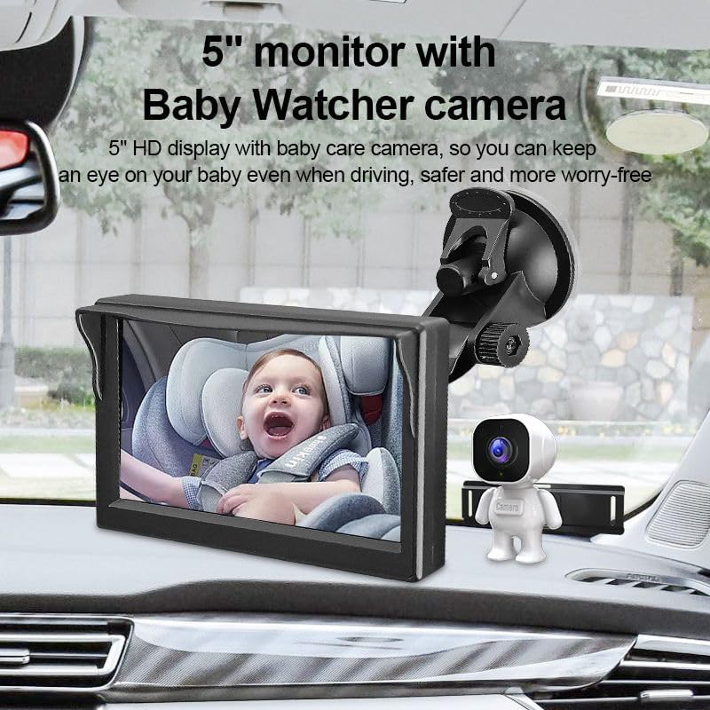 6.86" Ultrawide 7-in-1 AHD Car Video Monitor with 1080P Backup Camera, DEMO
