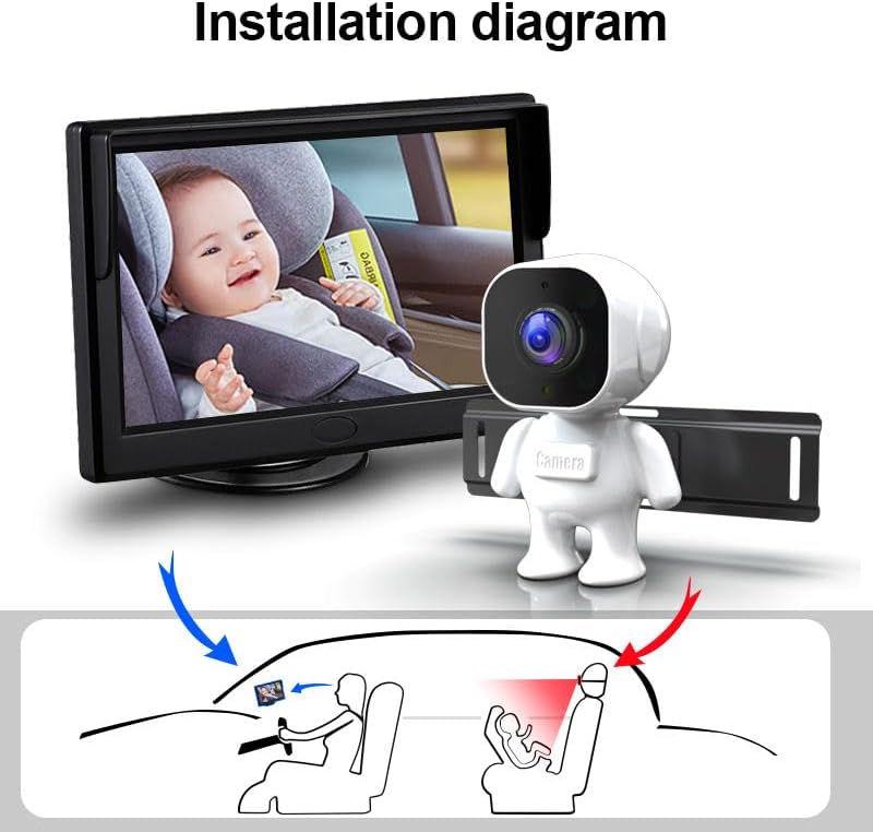 6.86" Ultrawide 7-in-1 AHD Car Video Monitor with 1080P Backup Camera, DEMO