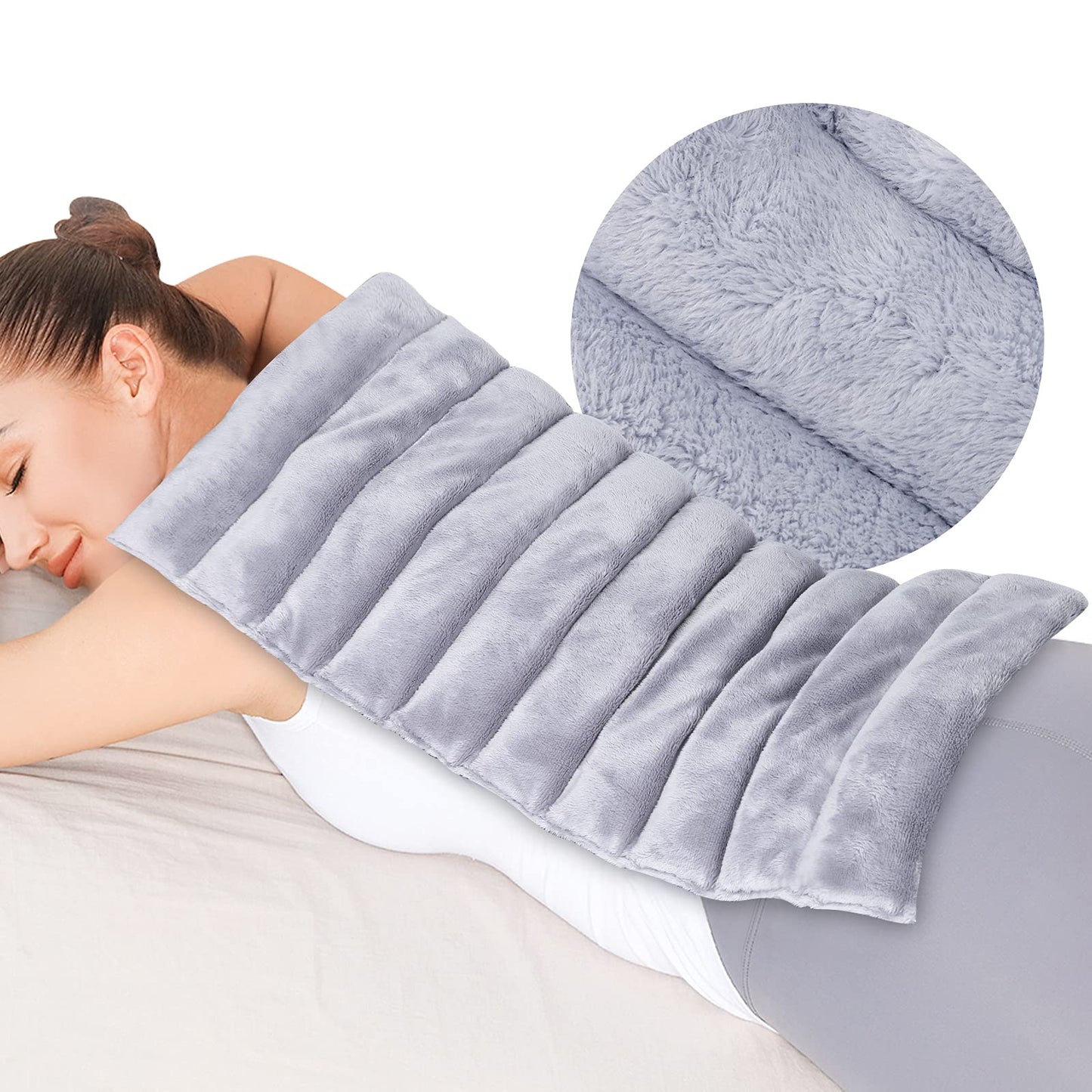 REVIX Microwavable Heating Pad for Back Pain Relief with Moist Heat Therapy NEW