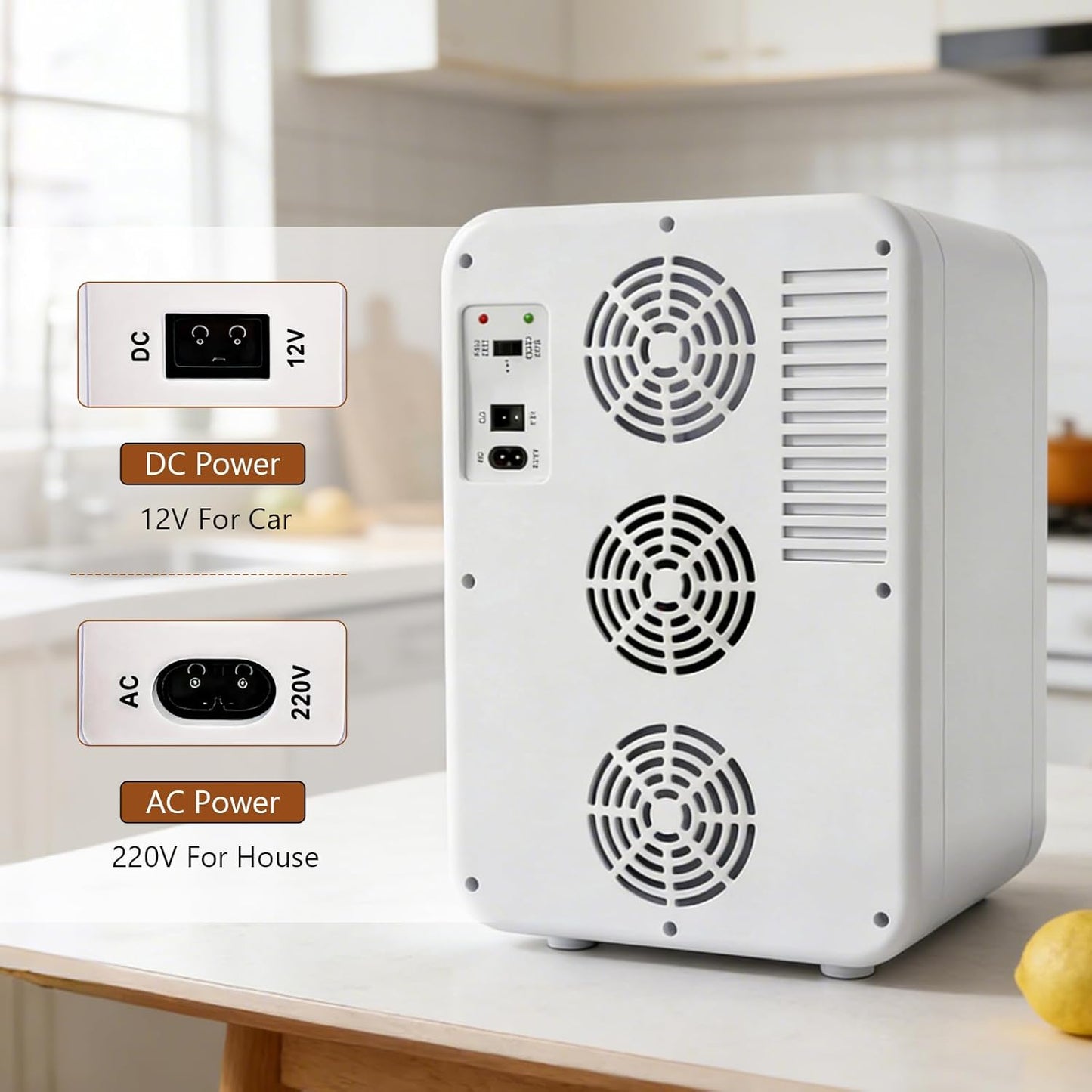 5L Mini Refrigerators Fridge Portable Personal Cooler Refrigerator in DEMO