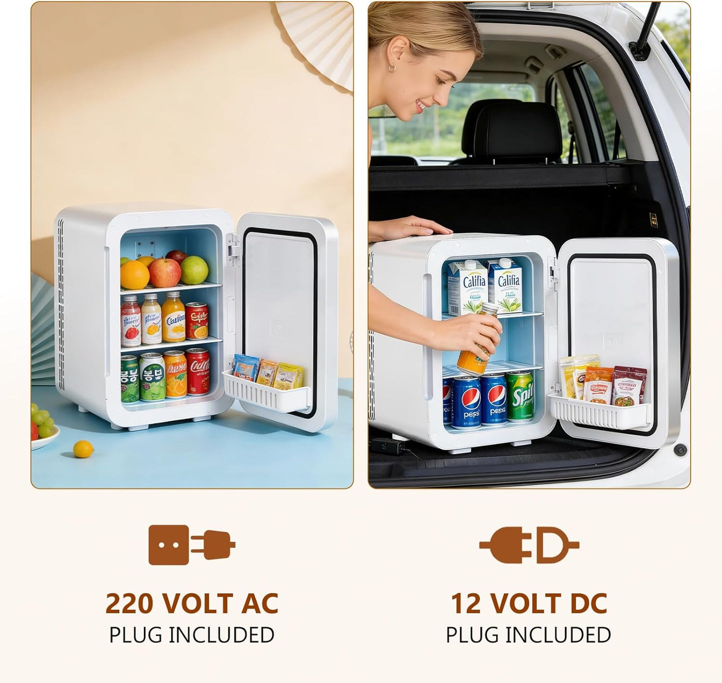 5L Mini Refrigerators Fridge Portable Personal Cooler Refrigerator in DEMO