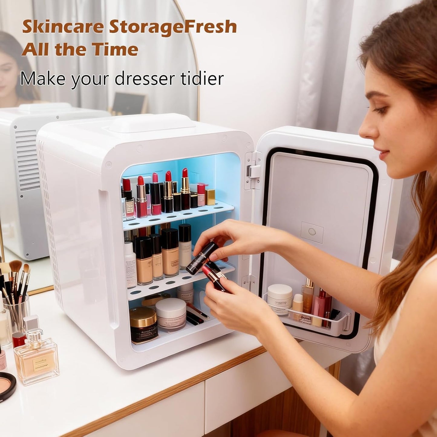 5L Mini Refrigerators Fridge Portable Personal Cooler Refrigerator in DEMO