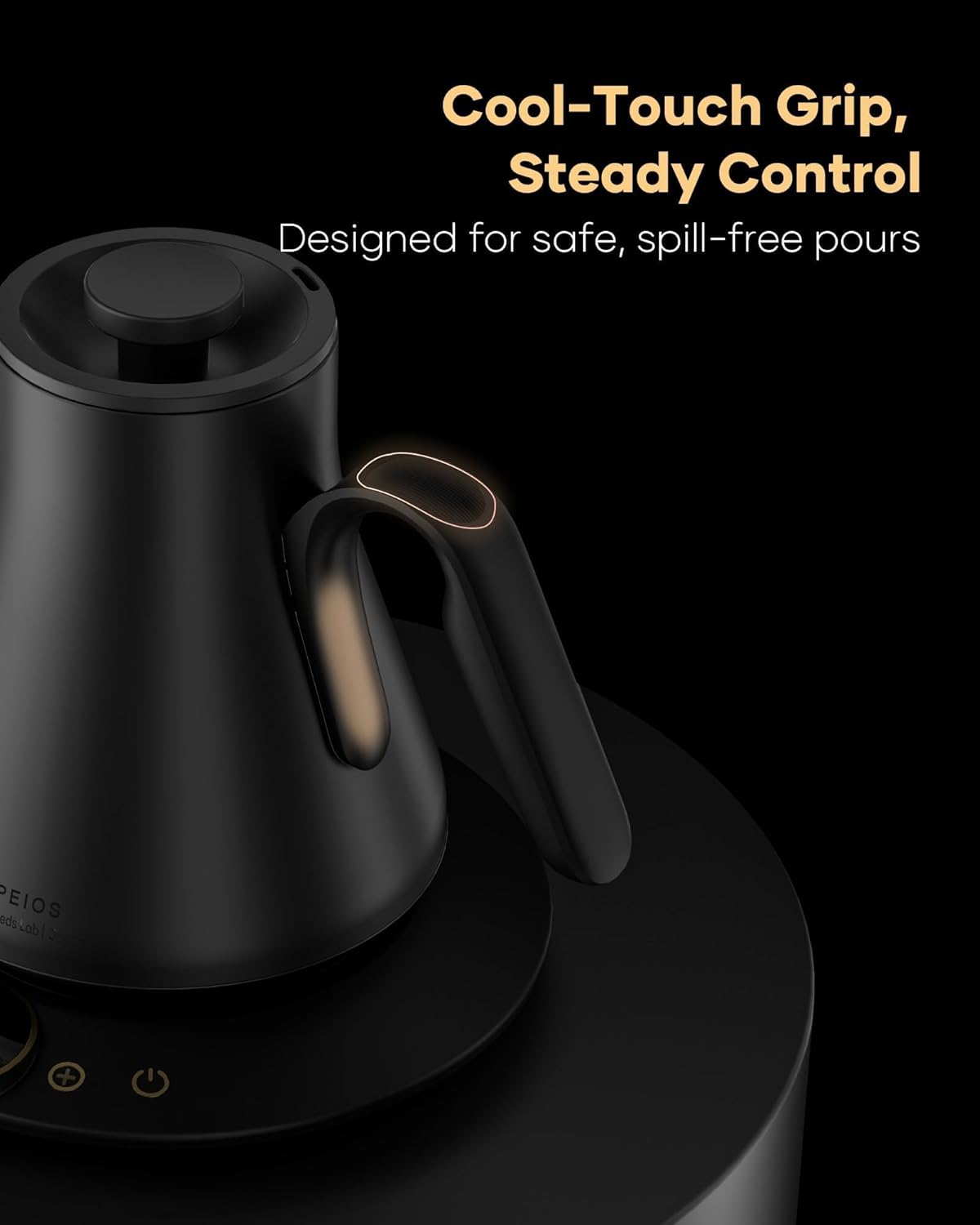 Cocinare Electric Kettle with Precise Temperature Control Matte Black 0.9L NEW