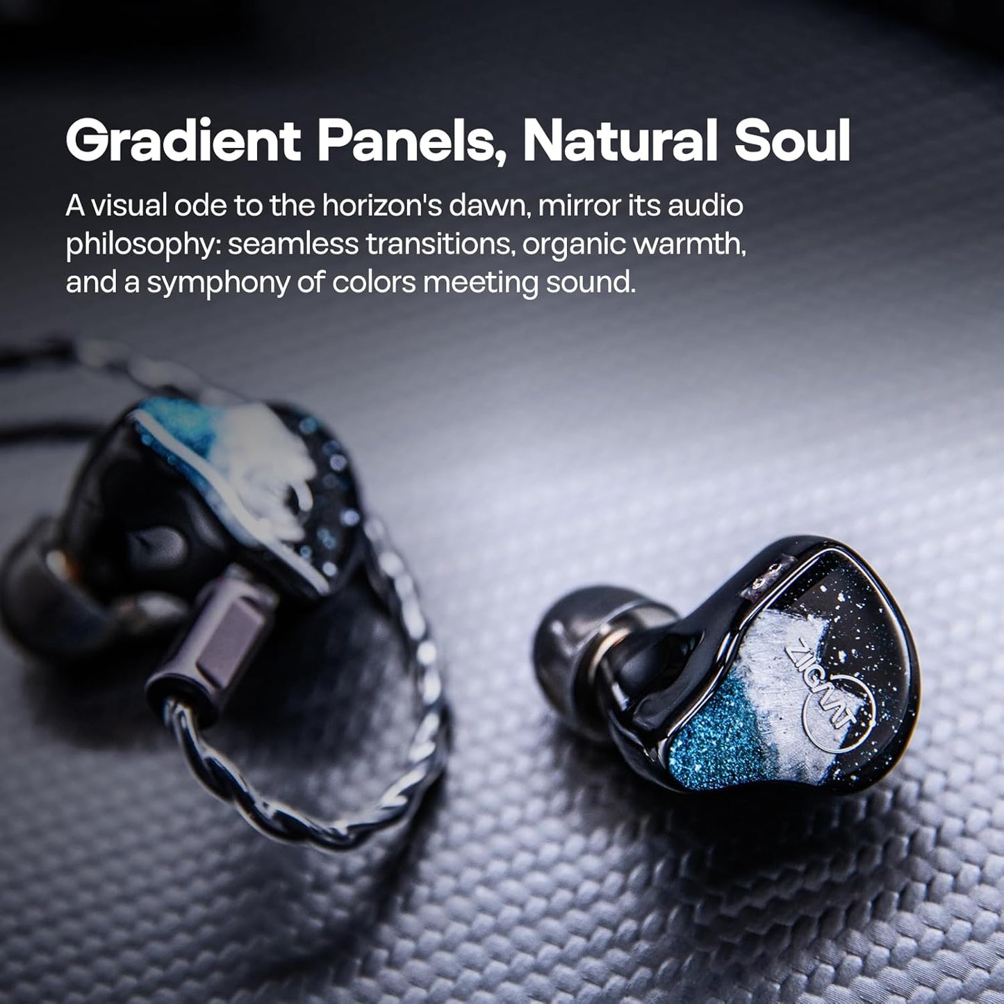 ZIIGAAT Black In-Ear Planar HiFi Wired Earbuds for Immersive Audio NEW