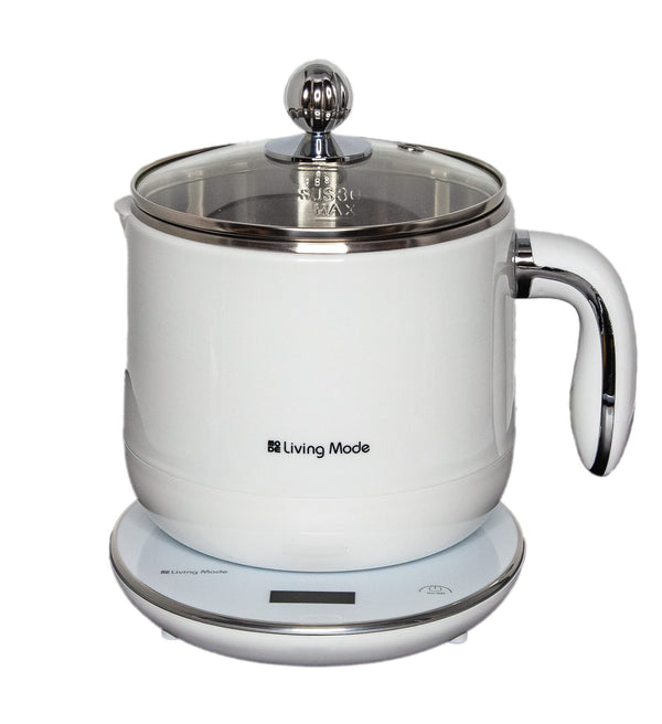 Living Mode 1.8L Capacity White Rice Cooker for Healthy Flavorful Meals NEW