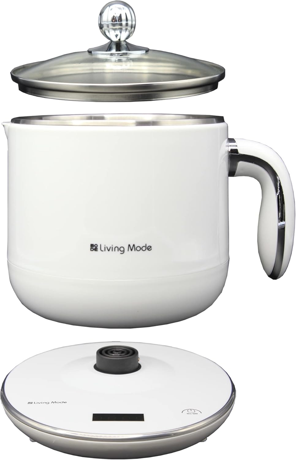 Living Mode 1.8L Capacity White Rice Cooker for Healthy Flavorful Meals NEW