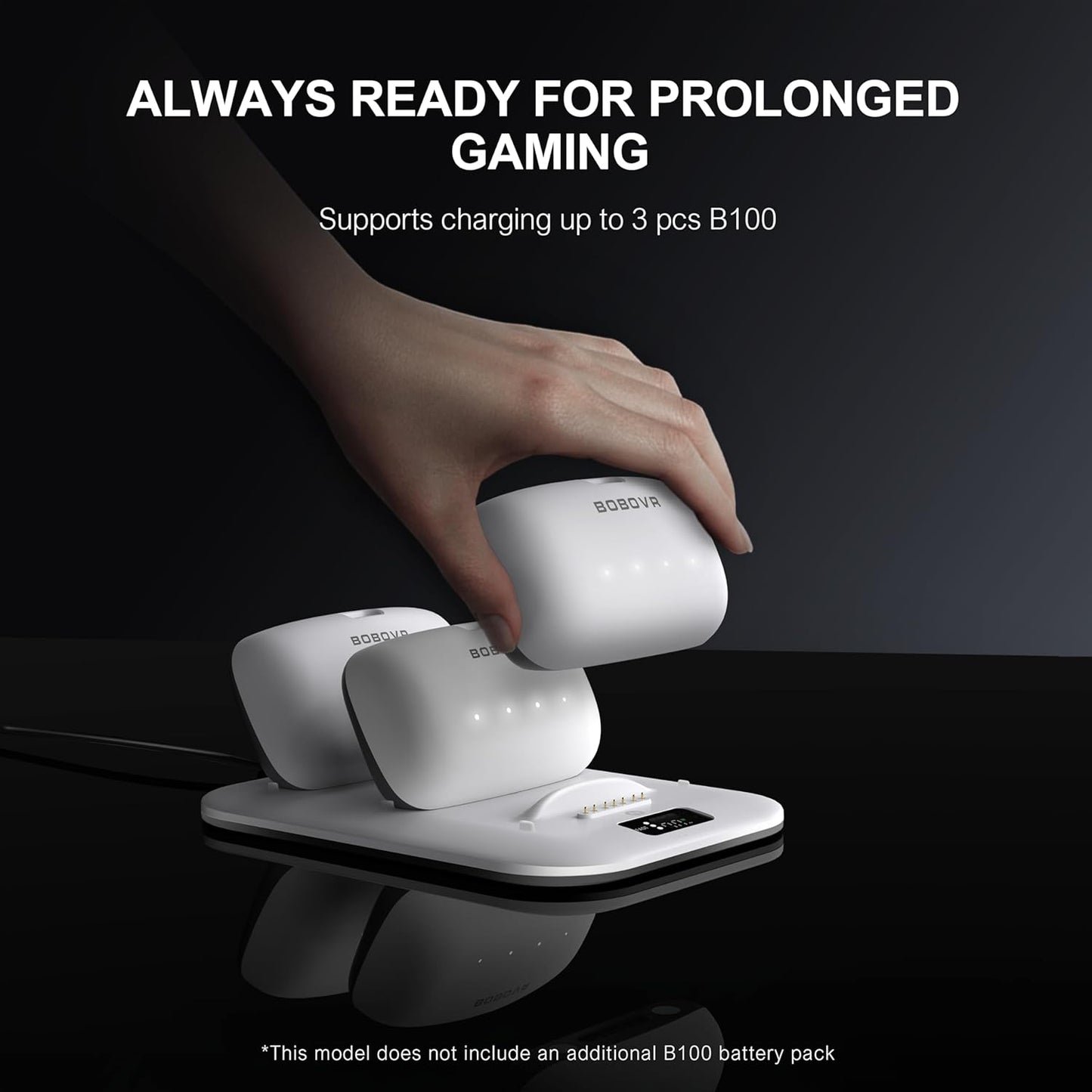 BOBOVR 30W Fast Charging Dock Battery Chargers for Rechargeable Devices DEMO