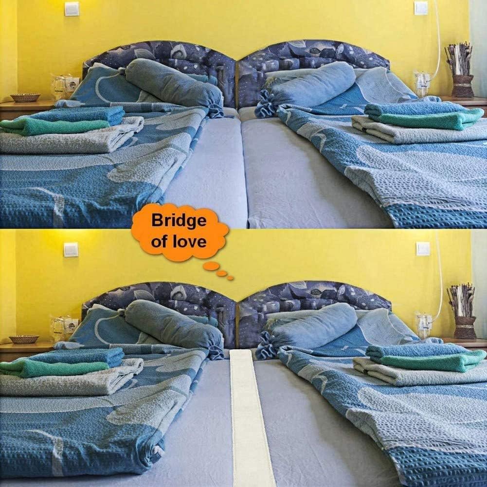 Extra Wide Adjustable Bedding Converter Mattress Topper, 200x20cm White NEW