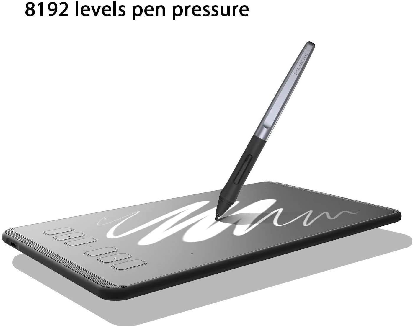 HUION Inspiroy 6x4" Graphic Drawing Tablet, Black Portable Digital Tablet NEW