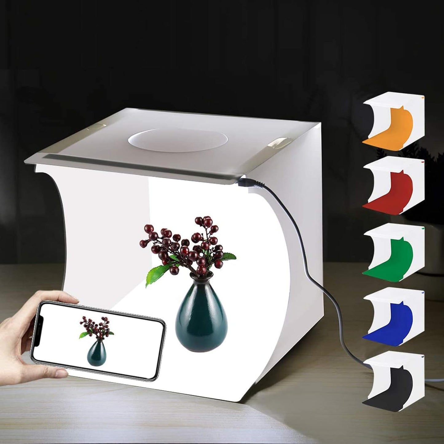 PULUZ 20cm Folding Photo Background Tent White Shooting Light Accessories NEW