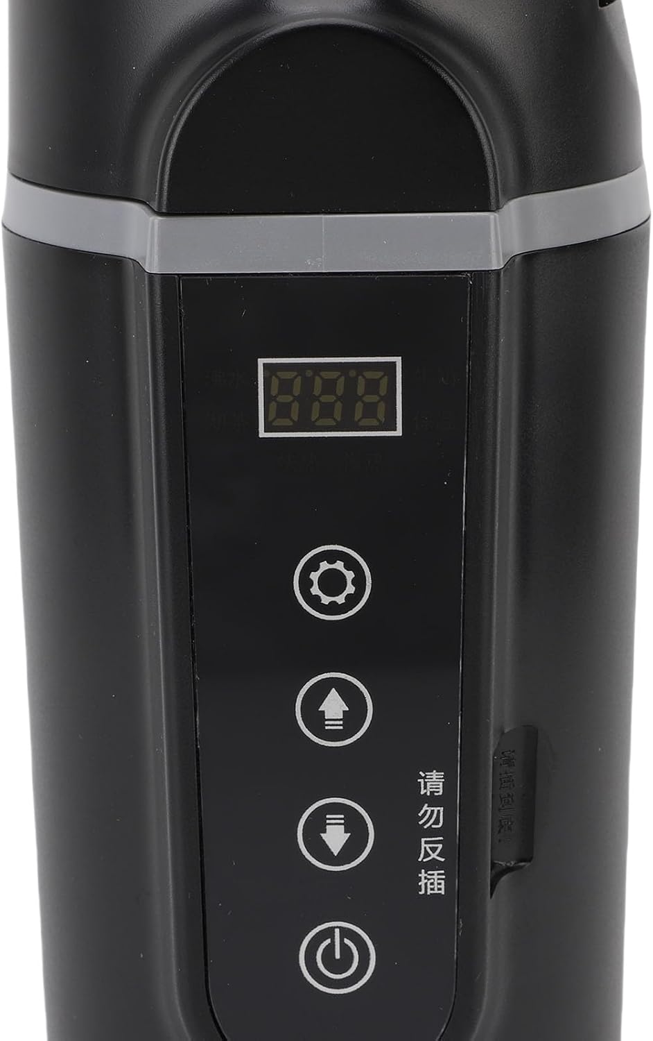 Portable 500ML Electric Car Kettle, 12V-24V Travel Water Boiler, Black NEW