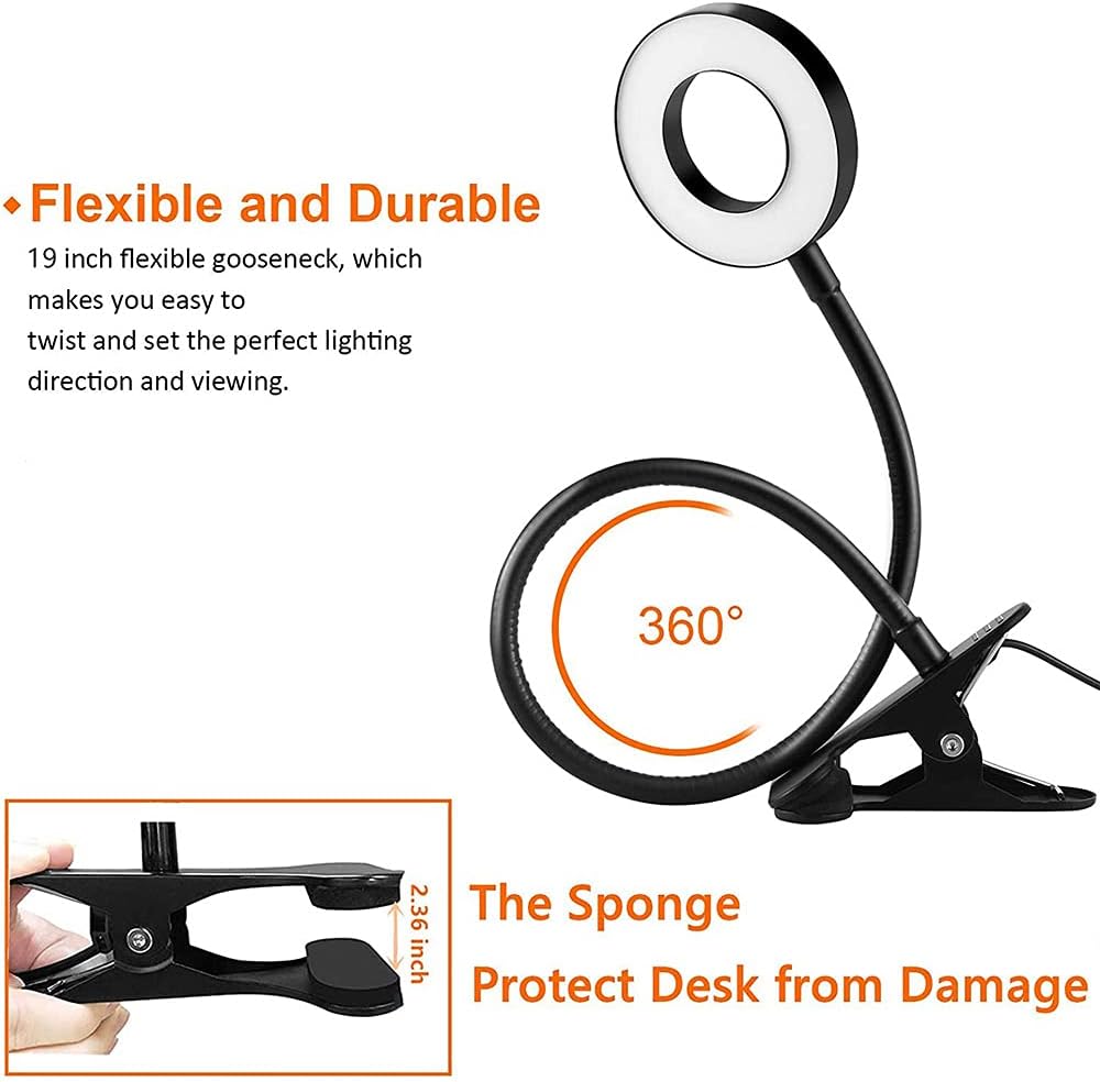 Versatile 48 LED USB Desk Lamp with 3 Color Modes and 10 Brightness Levels DEMO