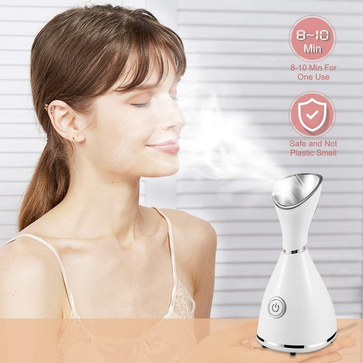 Nano Ionic Face Steamer Pore Cleansing Moisturizing Skin Care Tool 65ml DEMO