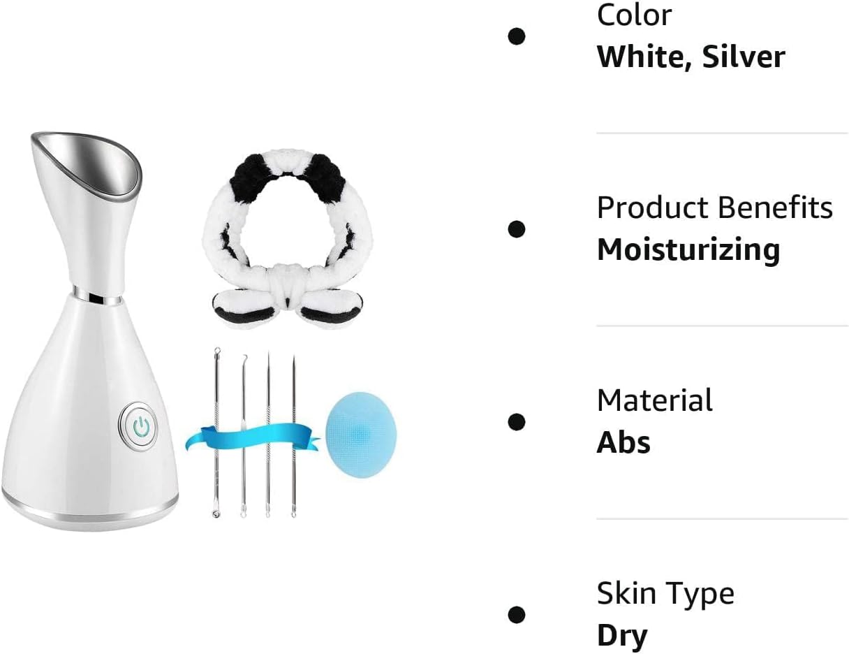 Nano Ionic Face Steamer Pore Cleansing Moisturizing Skin Care Tool 65ml DEMO