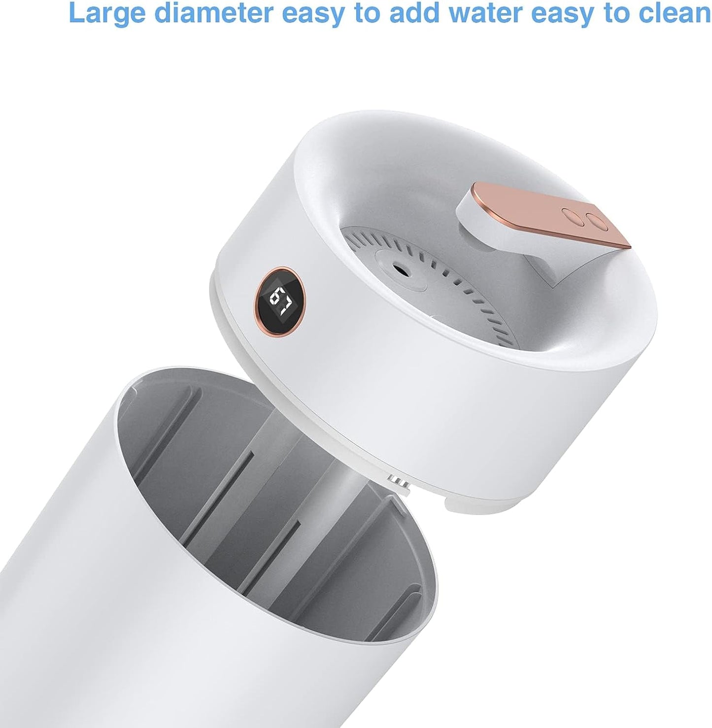 3L Cool Mist Humidifier with Humidity Monitoring for Single Rooms in White DEMO