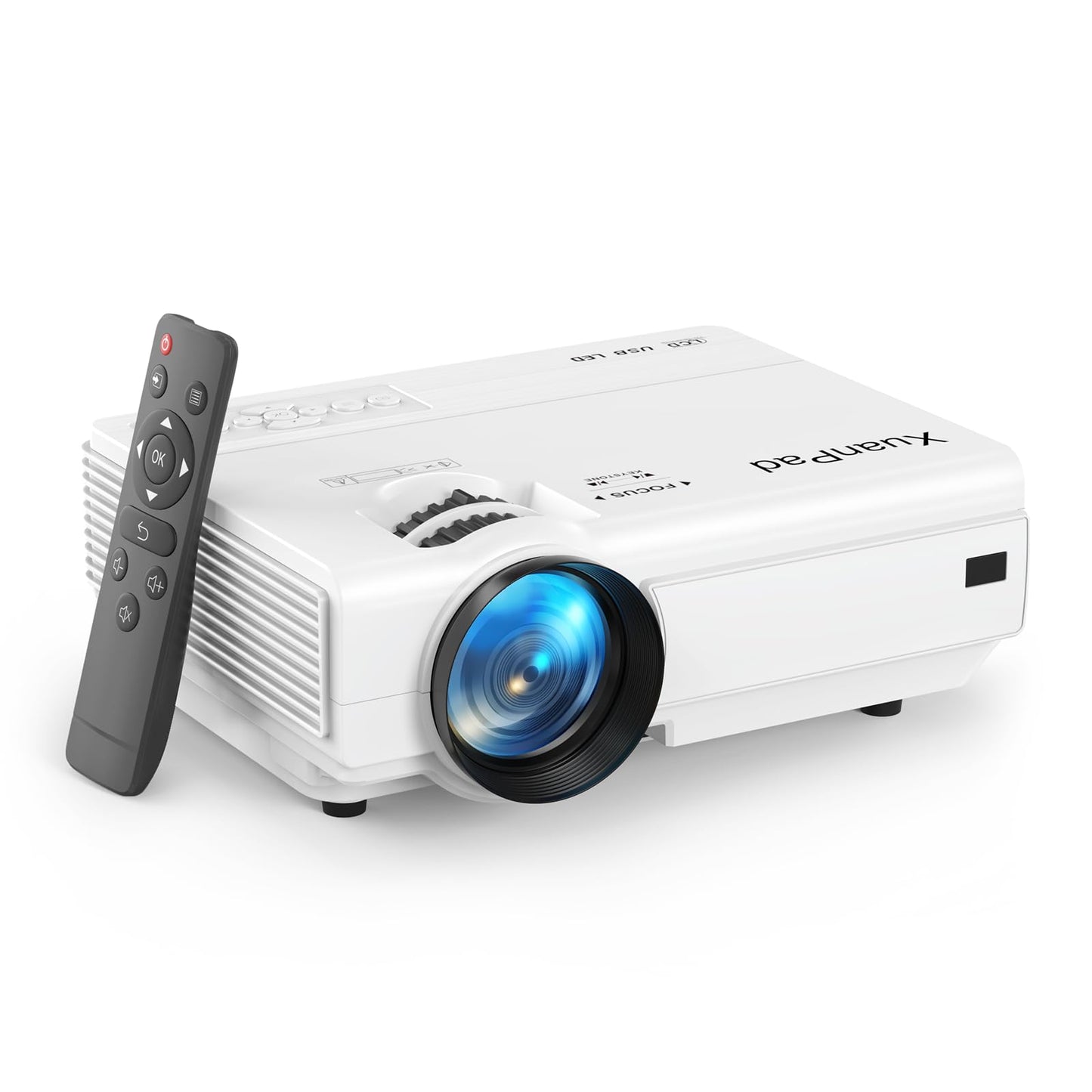 XuanPad 1080P Projectors HD Video Projector for Home Cinema Portable Compact