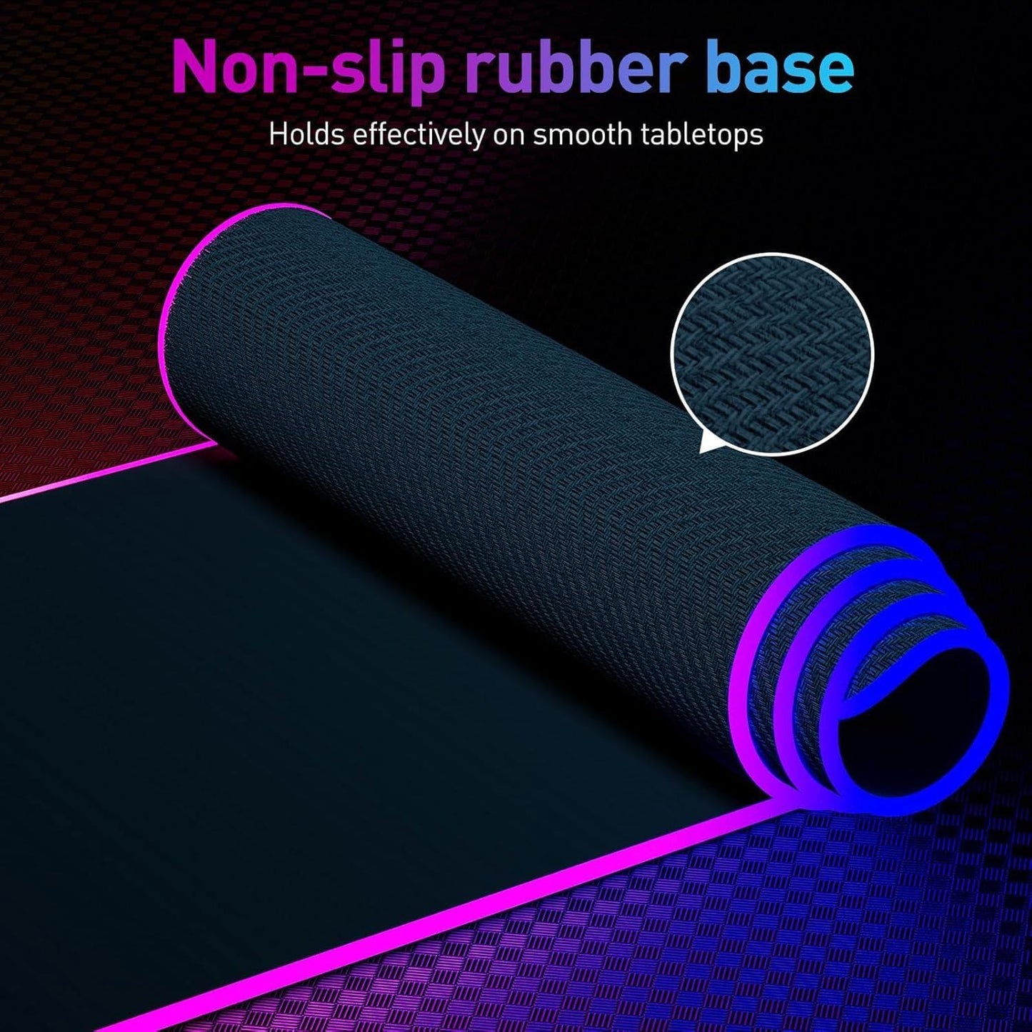Giecy RGB Mouse Pad with 14 Light Modes Large Gaming Keyboard 90L x 40W cm NEW
