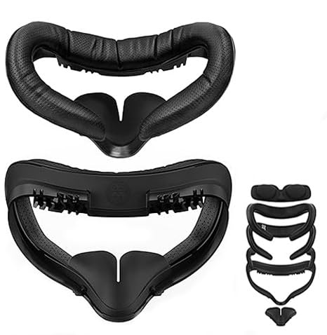 AMVR Foam Tech Accessories Face Pad Cushion for Oculus Quest 2 in Black NEW