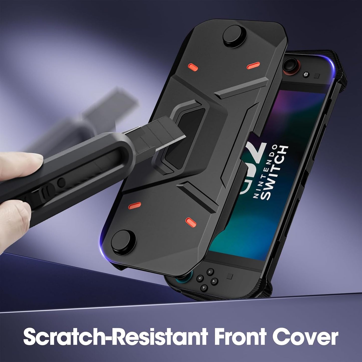 ProCase Protective Hard PC Case for Nintendo Switch 2 Console, Black Size NEW