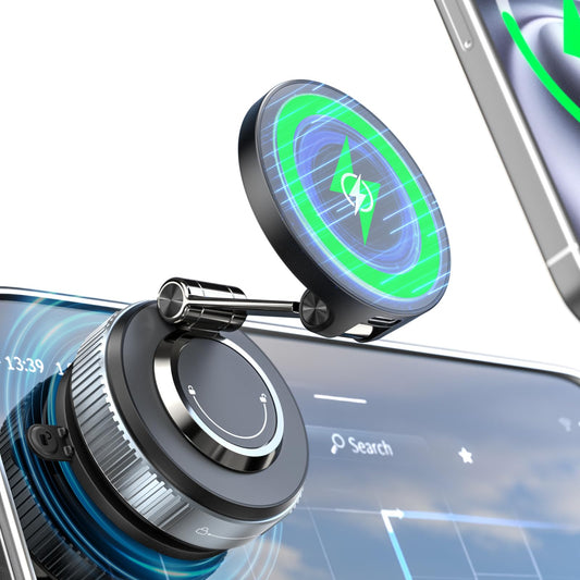 Magnetic Wireless Dash-Mounted Holders Car Charger Mount Dash Holder for NEW