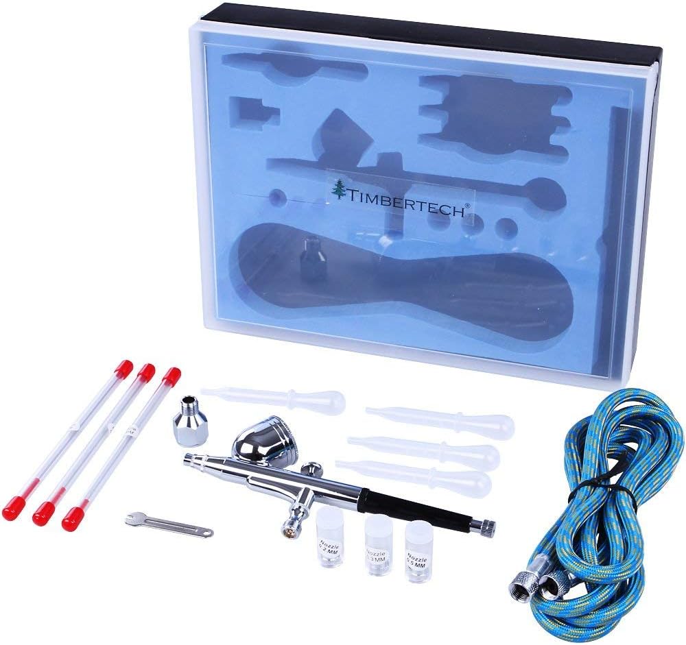 TIMBERTECH 7ml Precision Dual Action Airbrush for Multi Color Painting Size NEW