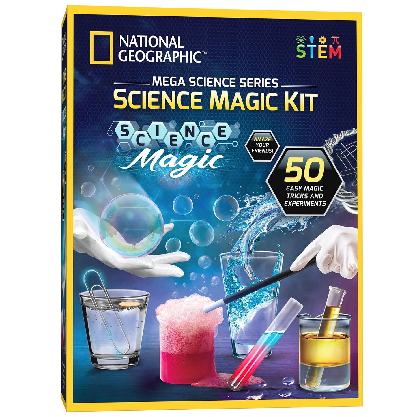 National Geographic Science Magic Kit with 50 Unique Experiments NEW