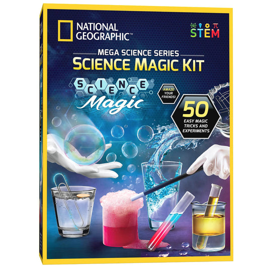 National Geographic Science Magic Kit with 50 Unique Experiments NEW