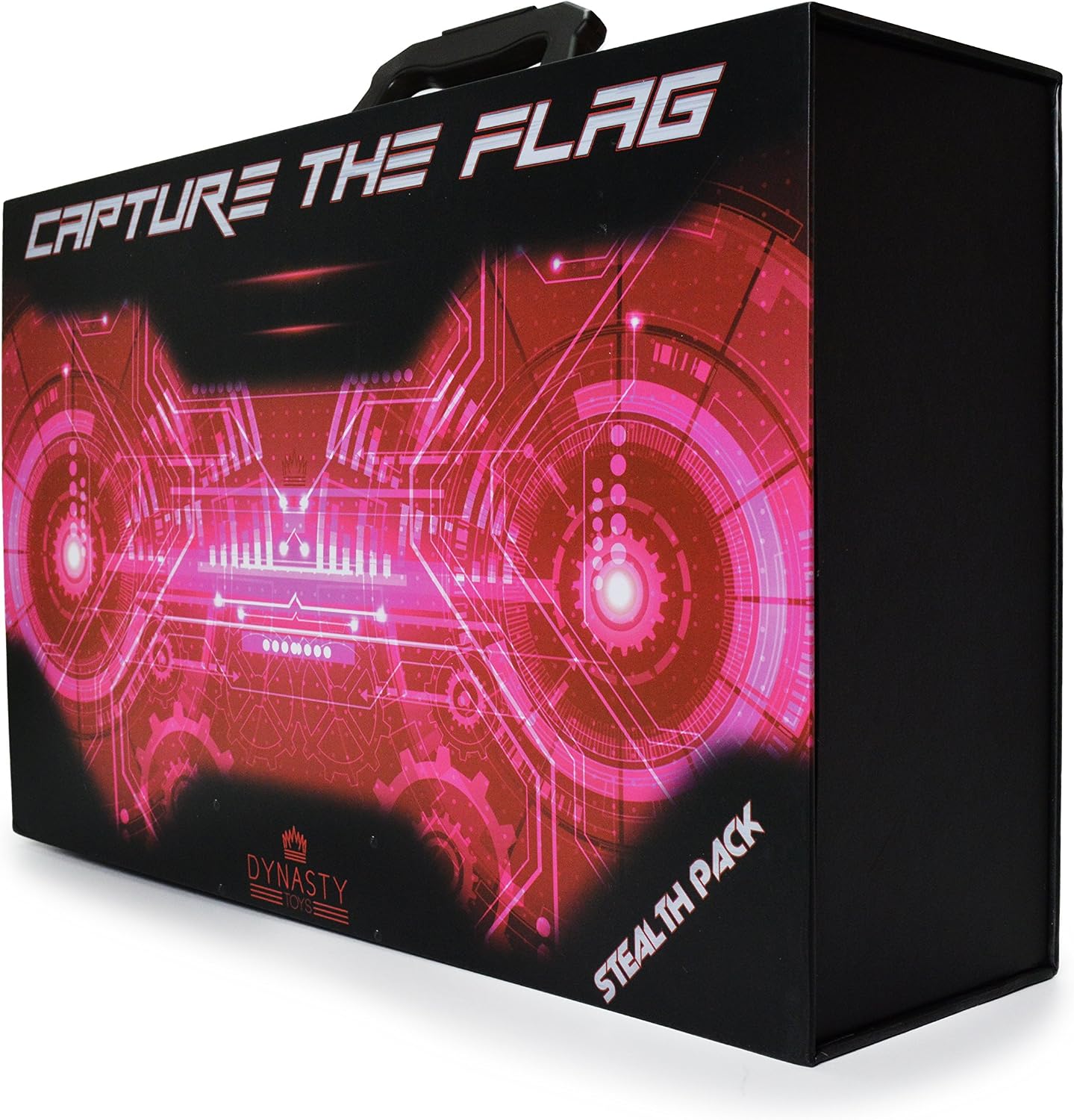 Dynasty Toys Laser Tag Capture the Flag Glow-in-the-Dark Blasters Set Size NEW
