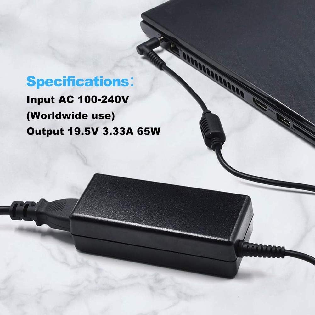 65W 45W Black Laptop Charger for HP Pavilion Envy Spectre EliteBook DEMO