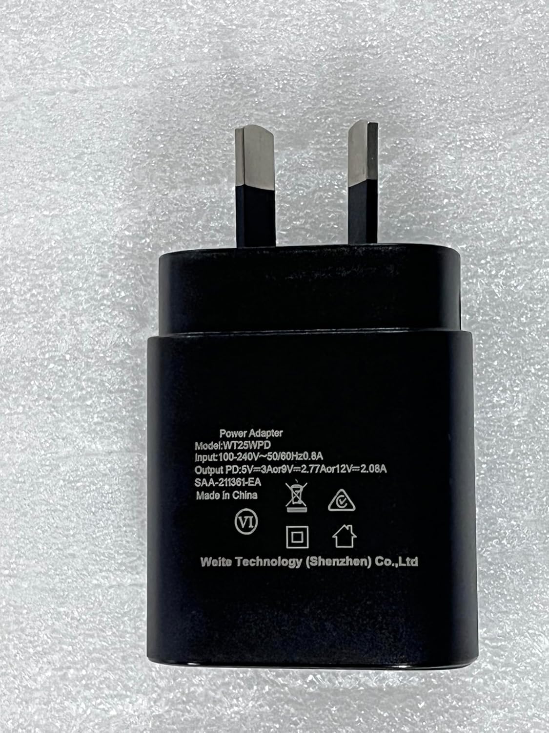 Super Fast Mains Chargers USB-C Charger for Samsung Galaxy - Black 2M/6.6Ft NEW