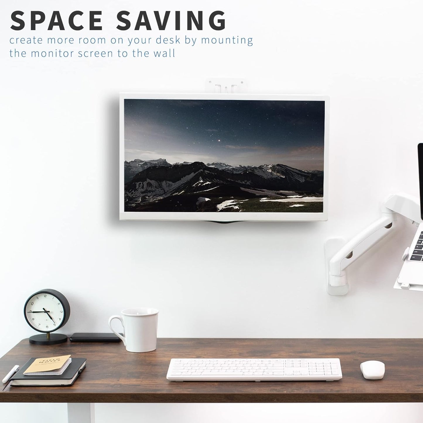 VIVO Articulating Single Monitor Wall Mount Adjustable Arm for 17-32 Inch DEMO