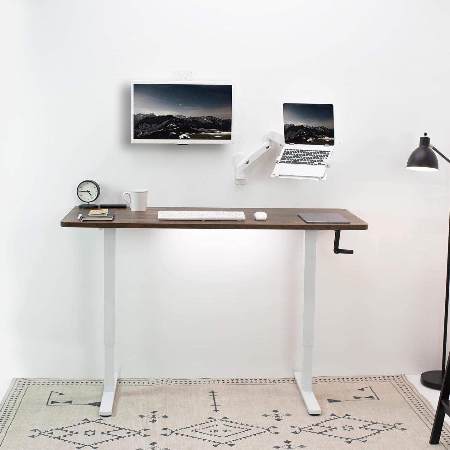 VIVO Articulating Single Monitor Wall Mount Adjustable Arm for 17-32 Inch DEMO