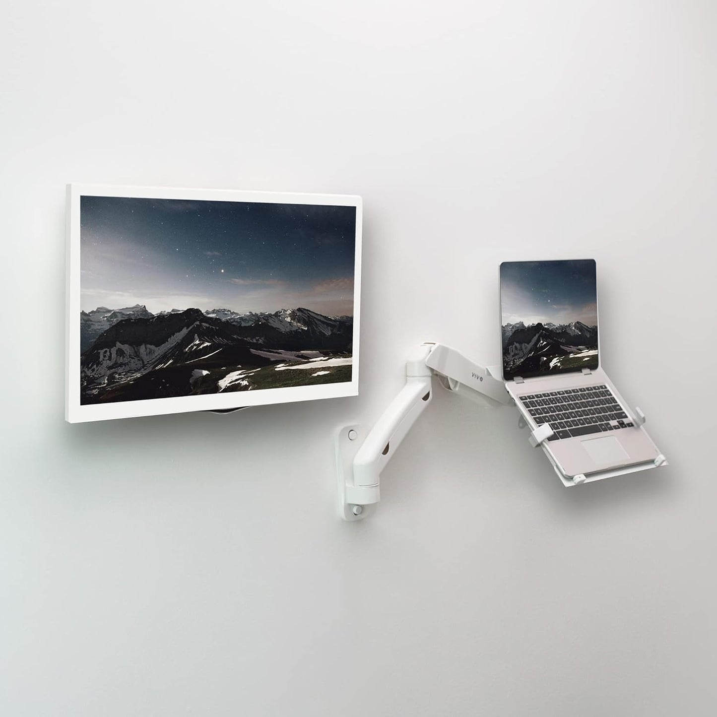 VIVO Articulating Single Monitor Wall Mount Adjustable Arm for 17-32 Inch DEMO