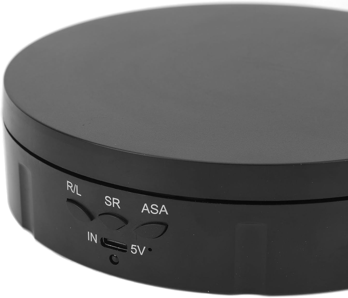 3-in-1 Rotating Polycarbonate Accessory Display Stand in Black for Home or DEMO