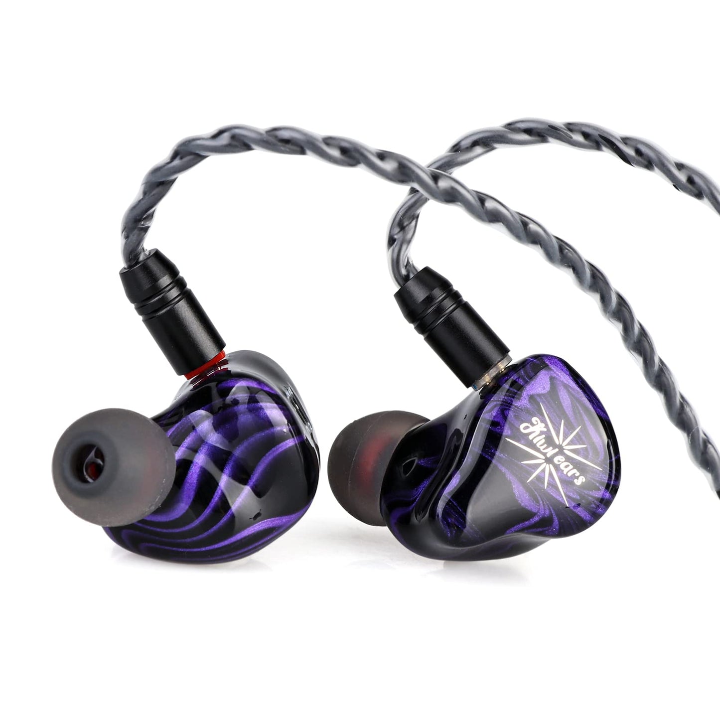 Linsoul Purple High-Fidelity Hybrid In-Ear Headphones for Immersive Audio NEW