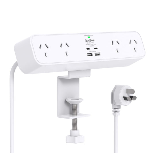 One Beat 30W USB-C Power Strip with 4 Outlets - Fast Charging Station NEW